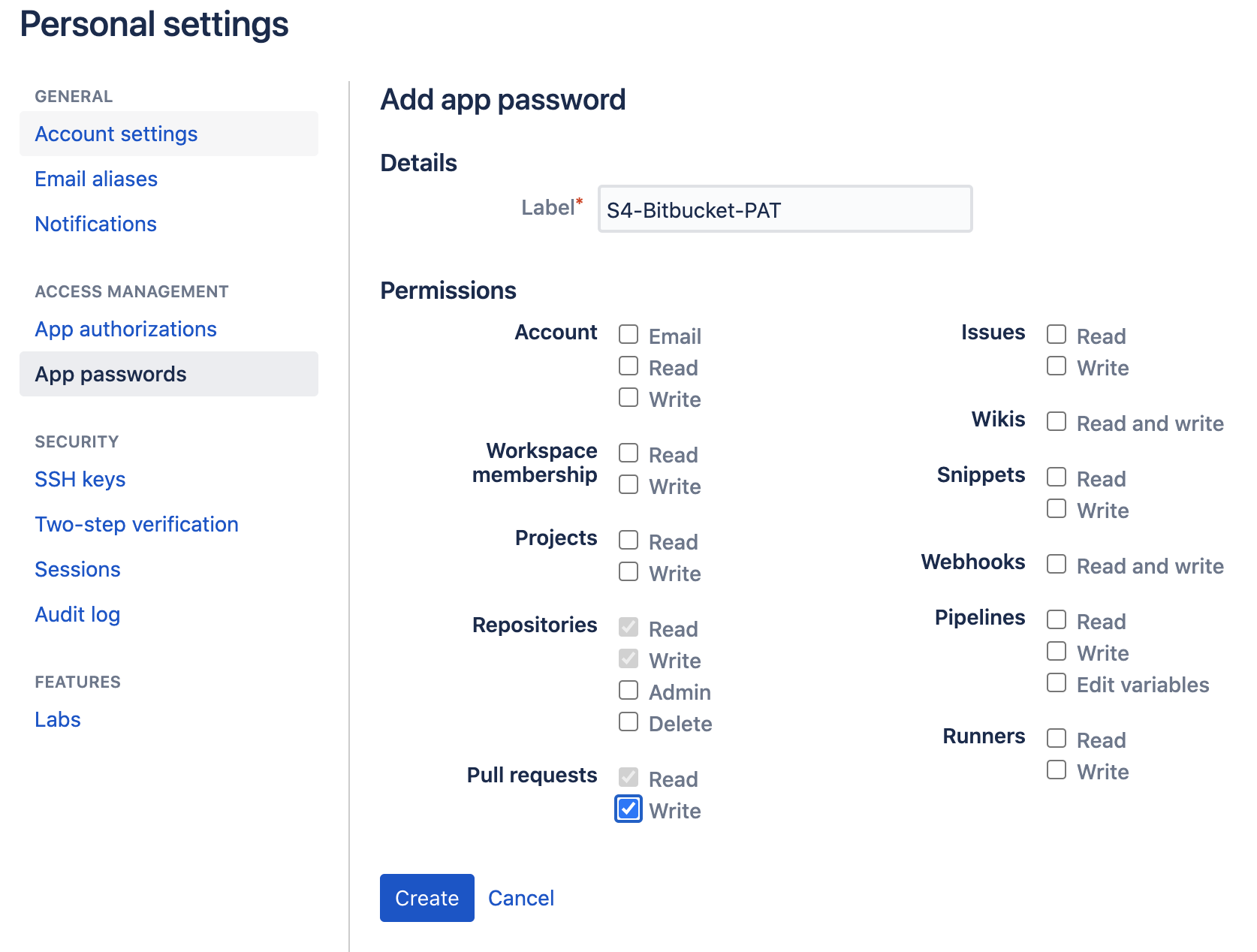 Bitbucket Integration – S4 Help